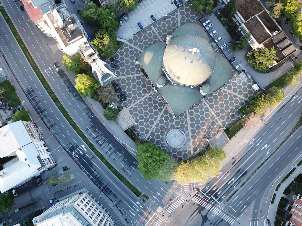 aerial view of city buildings during daytime