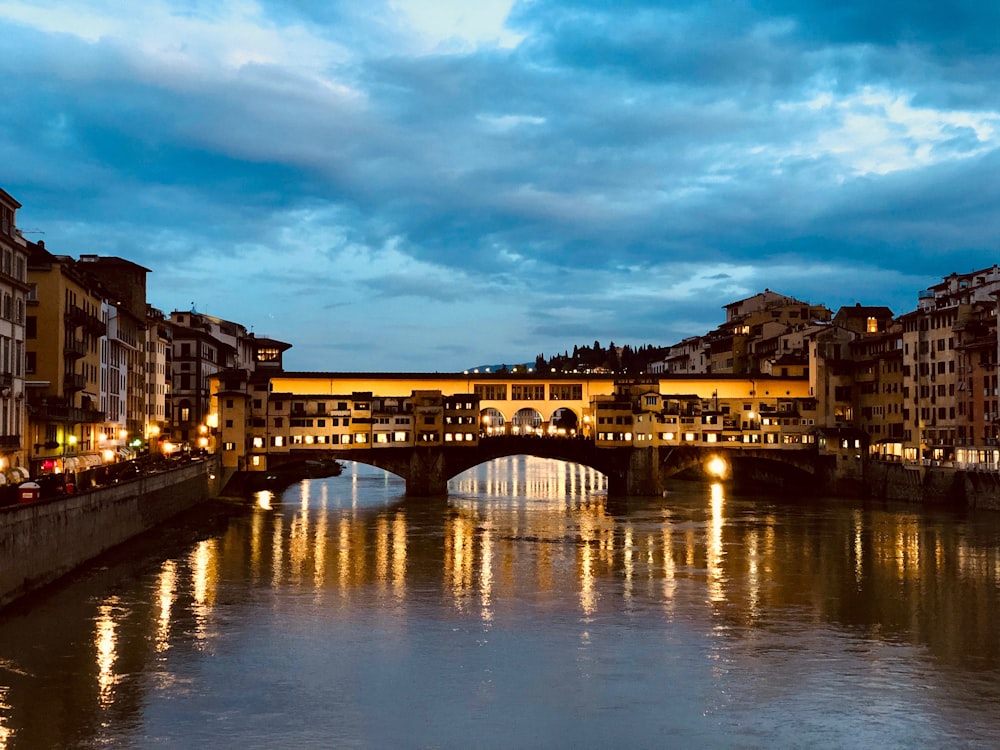 brown concrete bridge over river during daytime