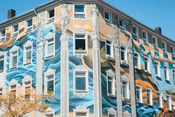 brown and white concrete building