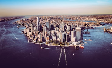 aerial view of city buildings during daytime