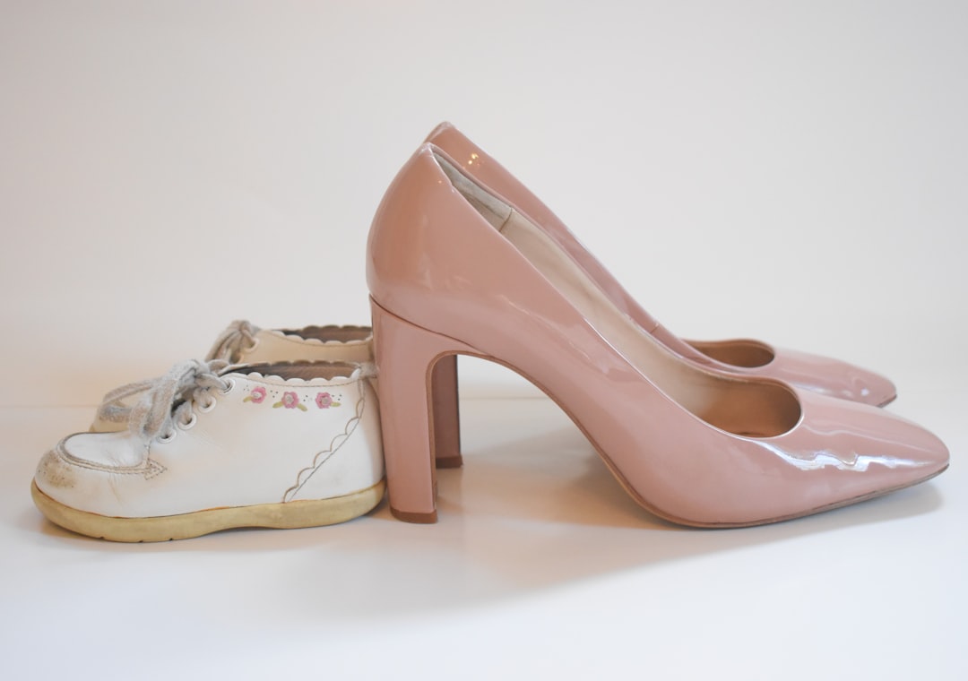 white leather peep toe heeled shoes