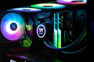 RGB gaming computer