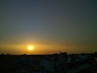 A serene sunset over the Brasília skyline.