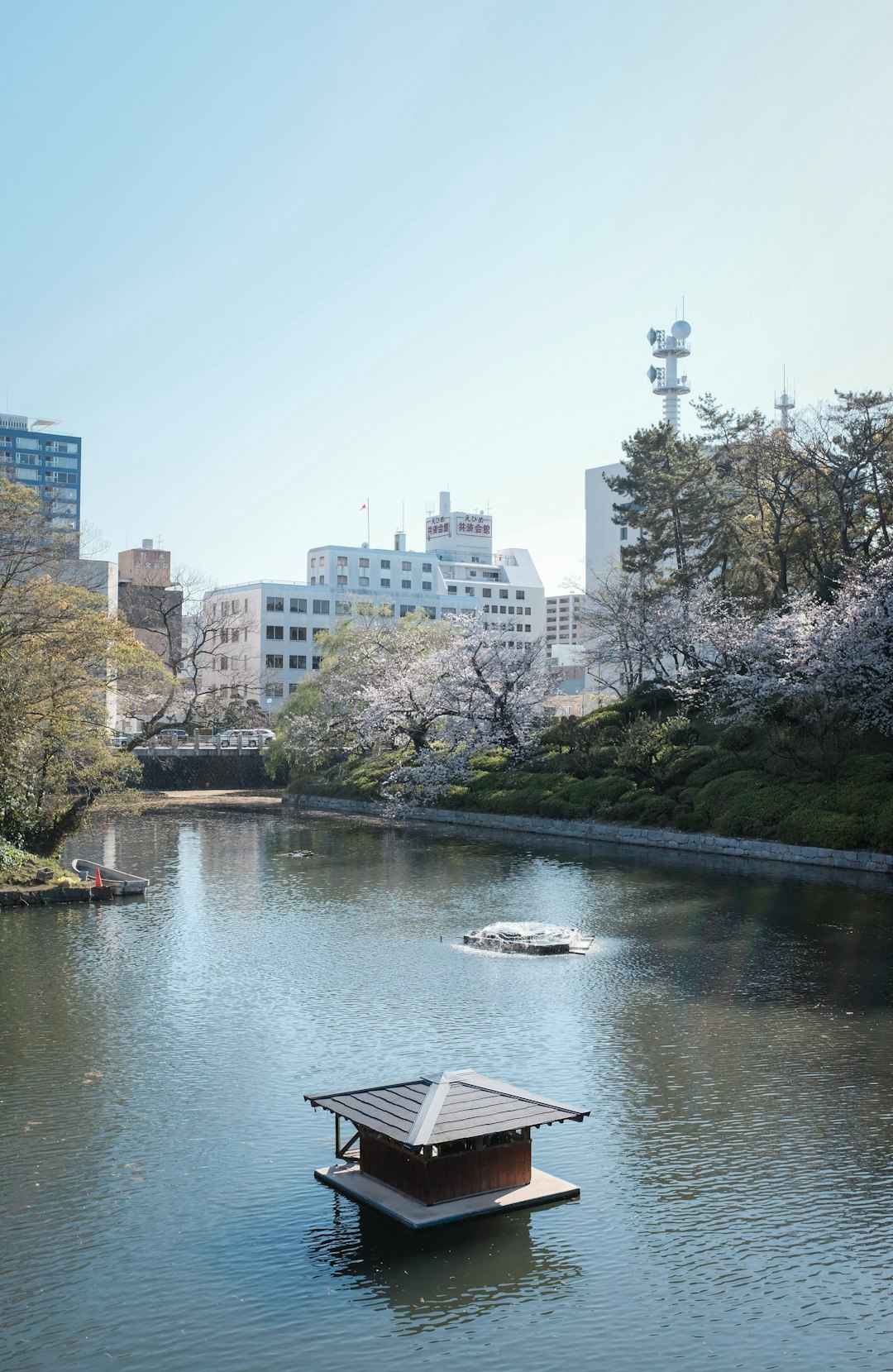 body of water near green trees and buildings during daytime