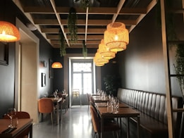 brown wooden dining table and chairs
