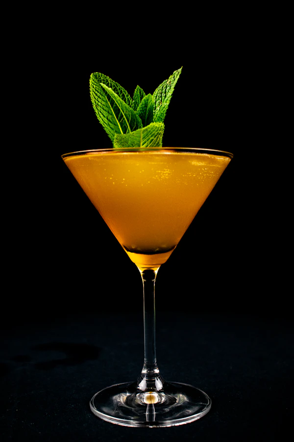 Midnight Passion cocktail close up