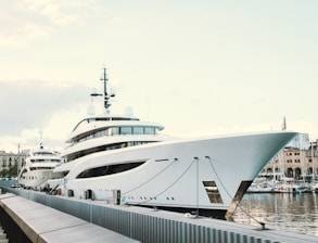 white ship on dock during daytime