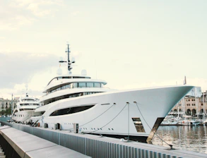 white ship on dock during daytime