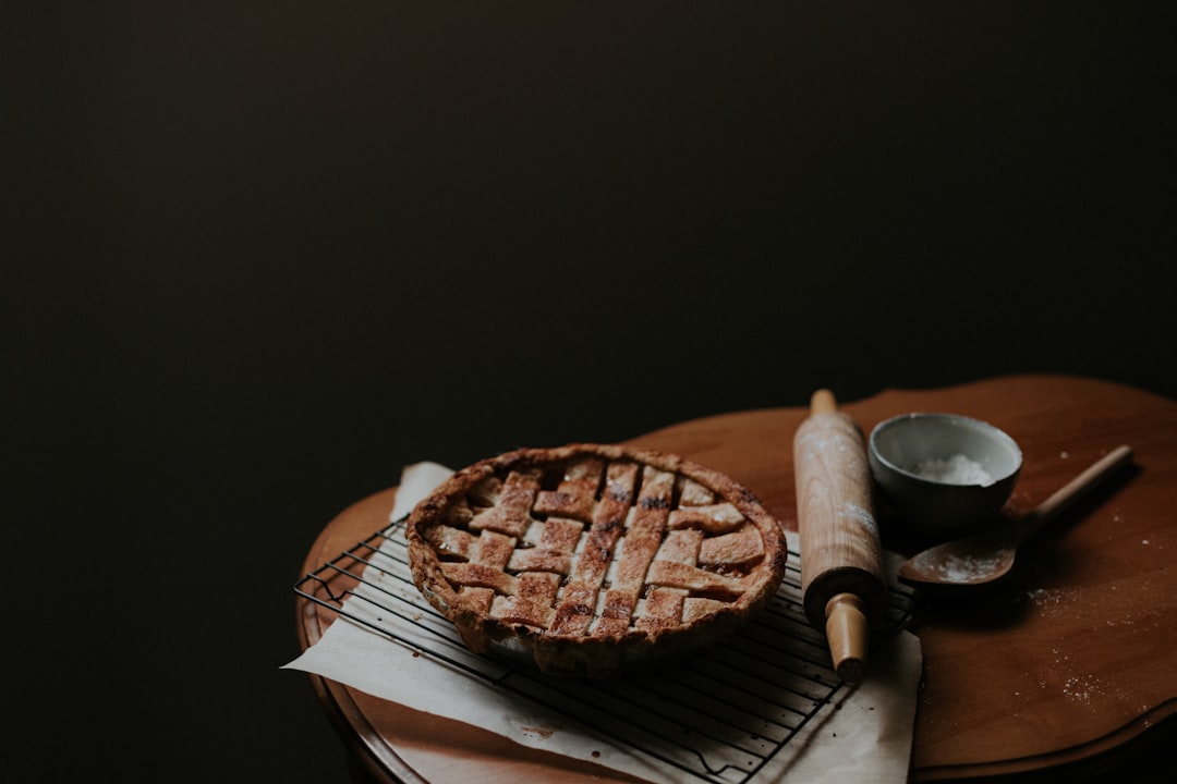 brown waffle on white ceramic plate