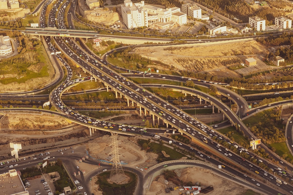 aerial view of city buildings during daytime