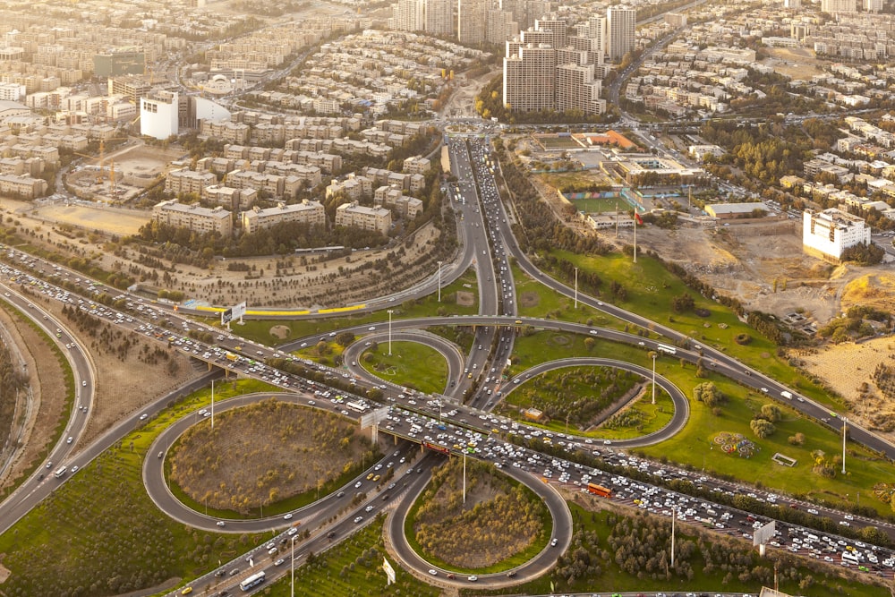 aerial view of city during daytime