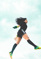 An action-packed sports shot frozen mid-motion with vibrant colors.