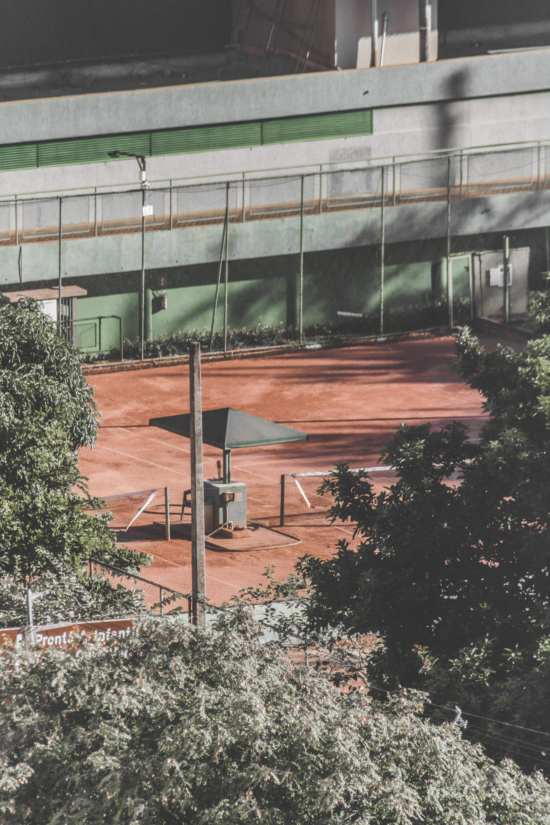 green and brown concrete building