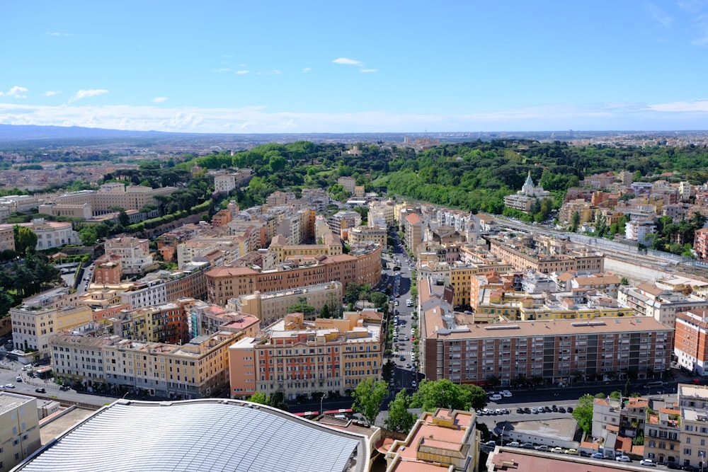 aerial view of city buildings during daytime