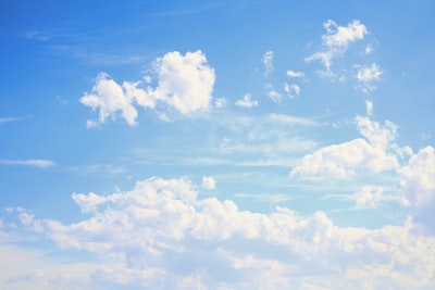 white clouds and blue sky during daytime sky zoom background