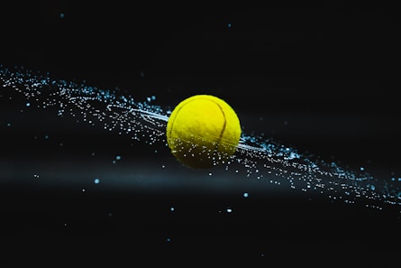yellow ball on water during night time