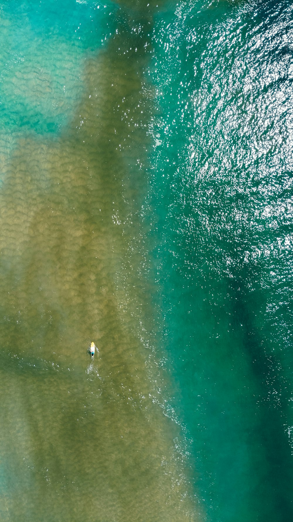 aerial view of body of water during daytime