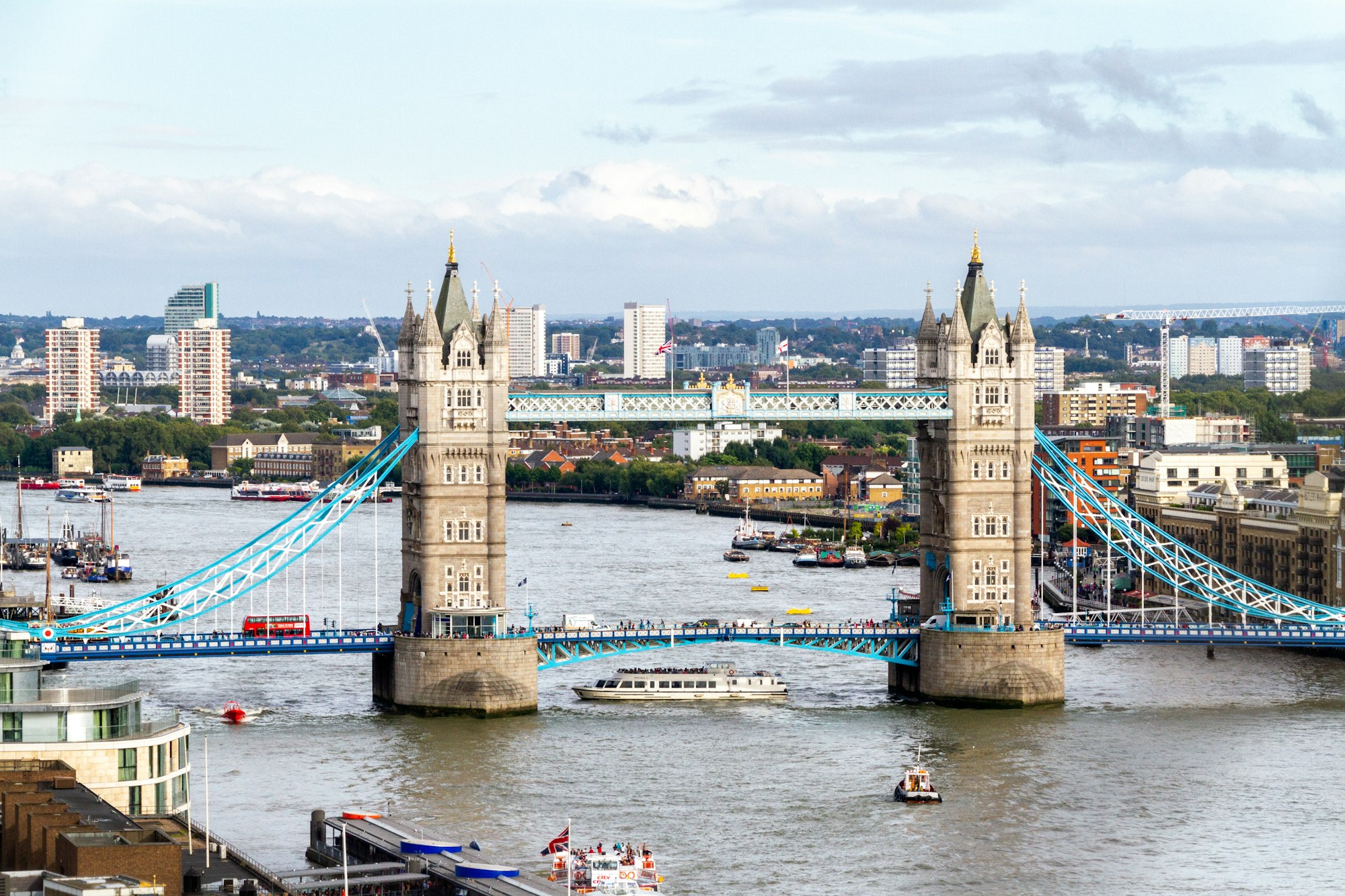 Tower Bridge in London, England.