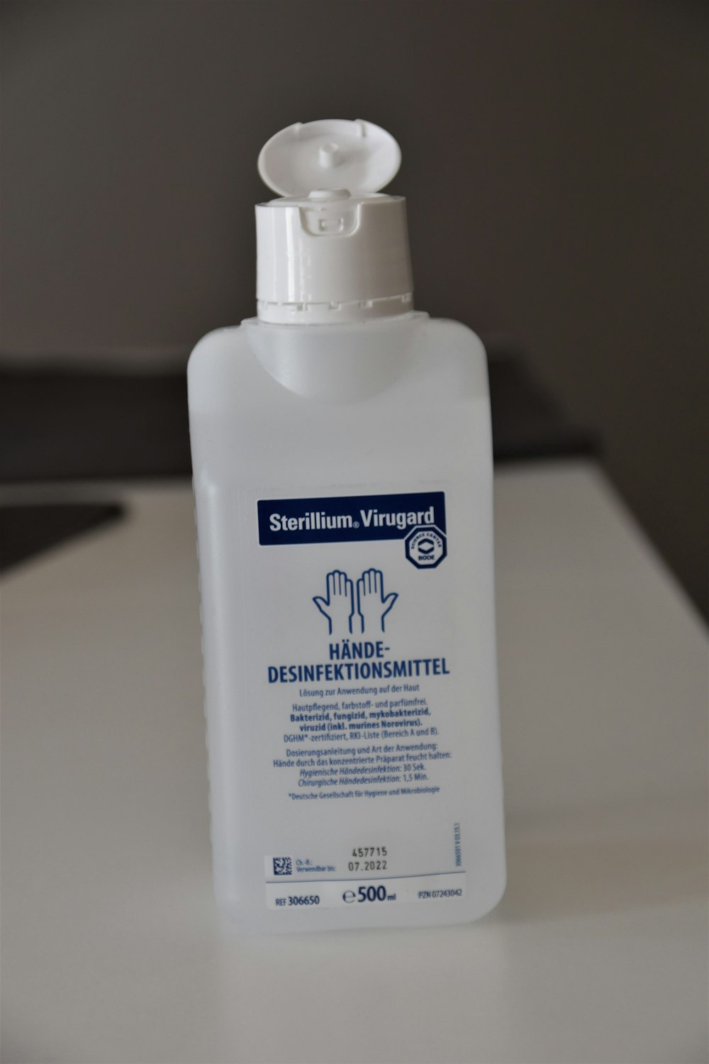 nivea sun lotion bottle on white table