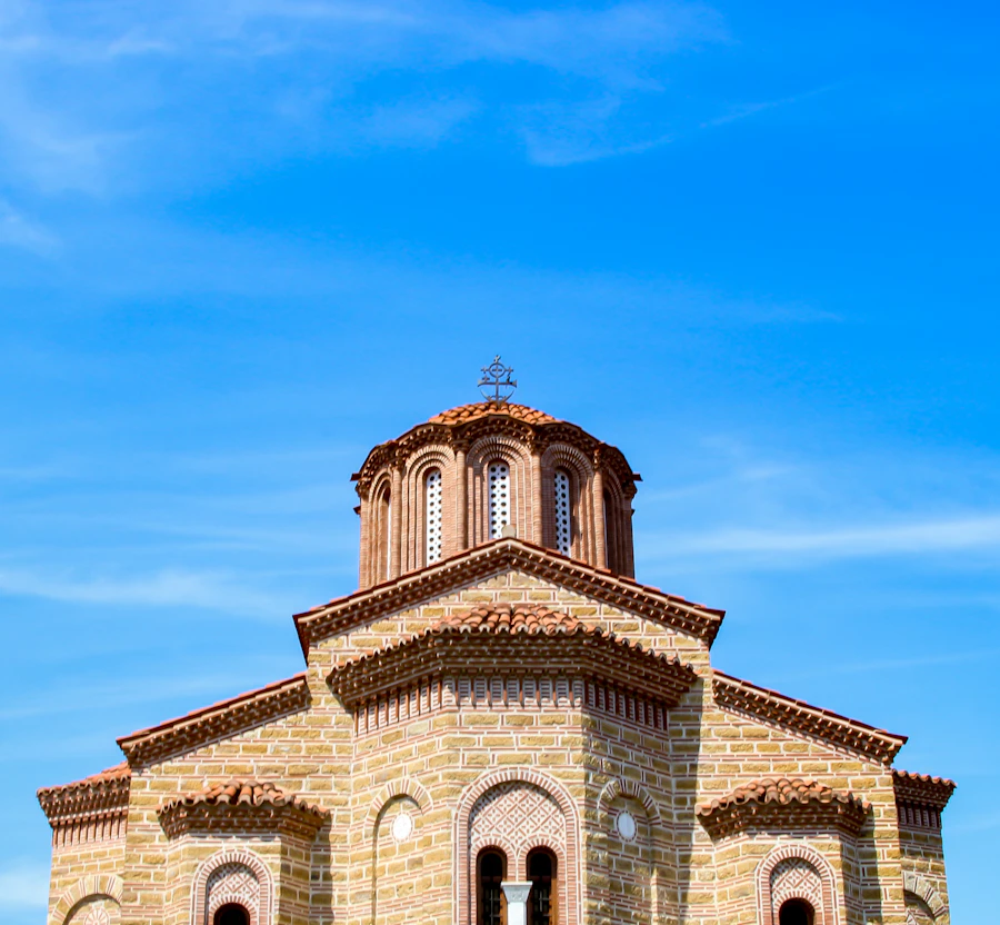 Église orthodoxe byzantine - architecture crétoise traditionnelle