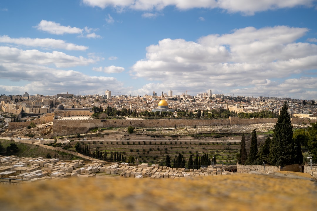 Panorama of Jerusalem, Jewish Cemetery, Israel