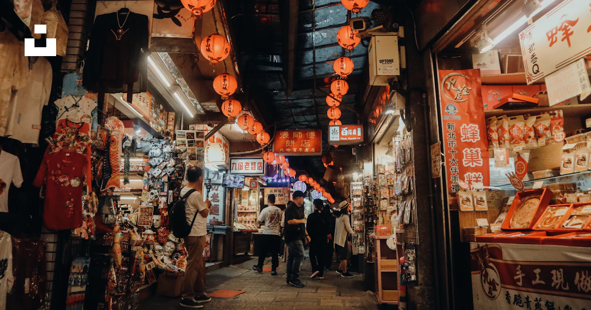 People walking on street during nighttime photo – Free Taipei Image on ...