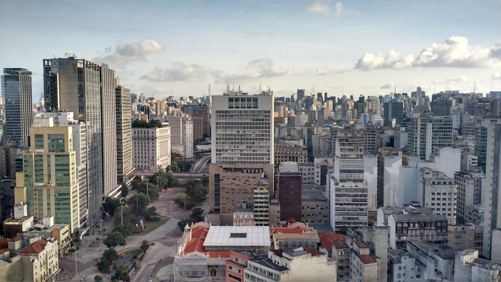 aerial view of city buildings during daytime