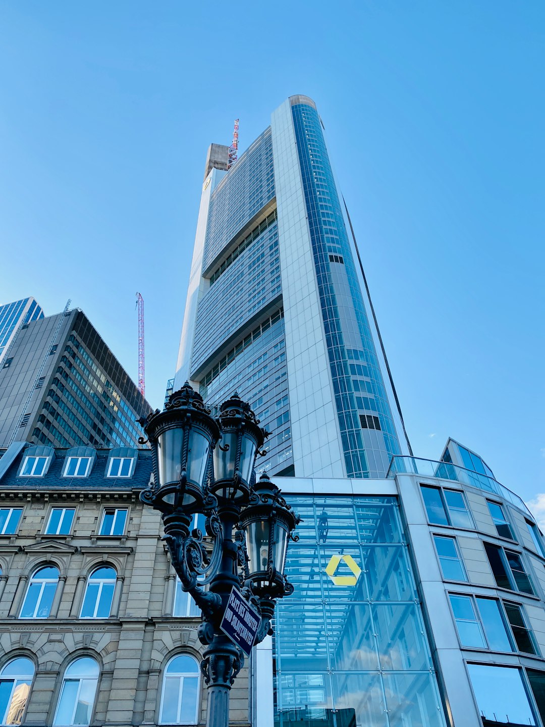 Commerzbank Tower in Frankfurt Downtown
