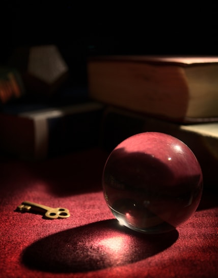 red heart ornament on pink textile