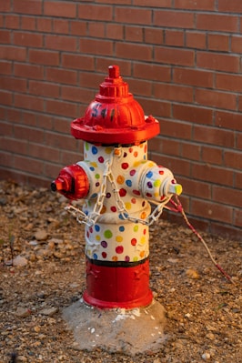 red and white snowman water dispenser