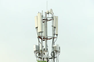 white and silver steel stand