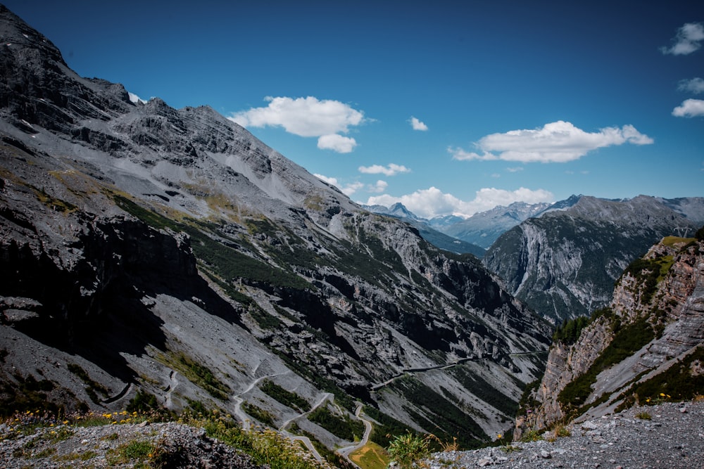 green and gray mountains under blue sky during daytime