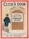 An illustration depicting a man in Victorian attire standing in front of a large wooden door with an archway labeled 'Church School.' A sign on the door states 'For Head and Assistant Master & Mistress-ships No Nonconformist Need Apply.' A caption below quotes 'John Bull' expressing discontent about religious equality.