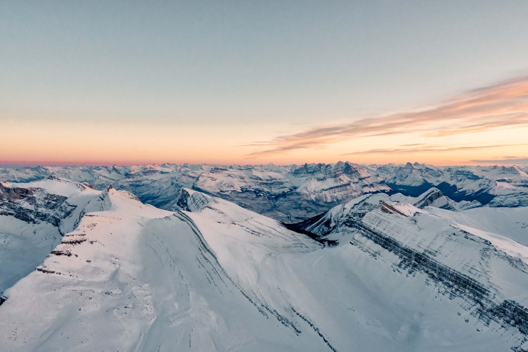 Glacial landform photo spot Banff The Three Sisters