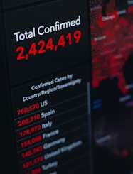 a close up of a computer screen with numbers on it