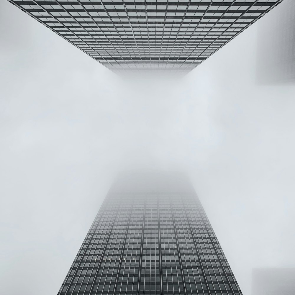 low angle photography of high rise building