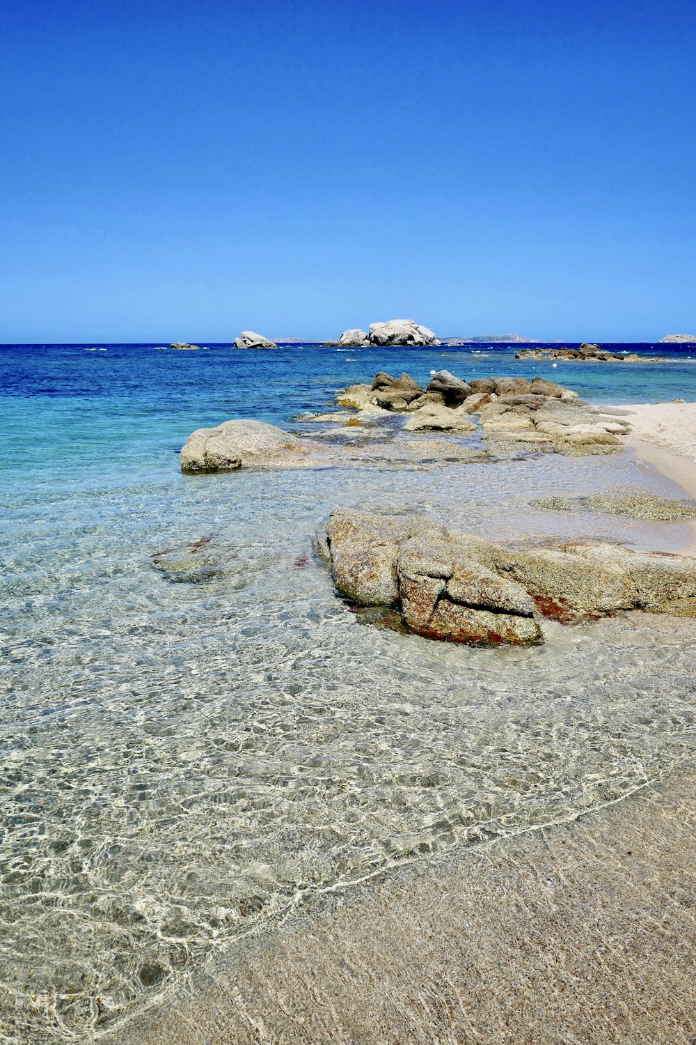 brown rocks on beach during daytime