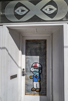 A humorous cartoon showing an old IPv4 address looking confused as IPv6 knocks on the door.