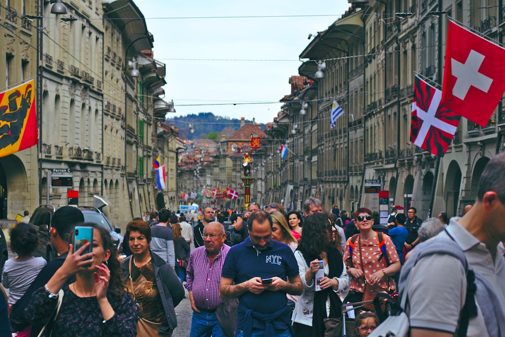 people walking on street during daytime