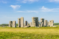 Stonehenge: Prehistoric monument in Wiltshire, England, consisting of a circle of large standing sto