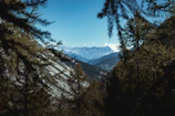 Scenic view of the Andes mountains with clear blue skies