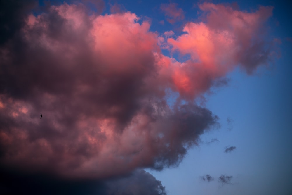 blue sky with white clouds