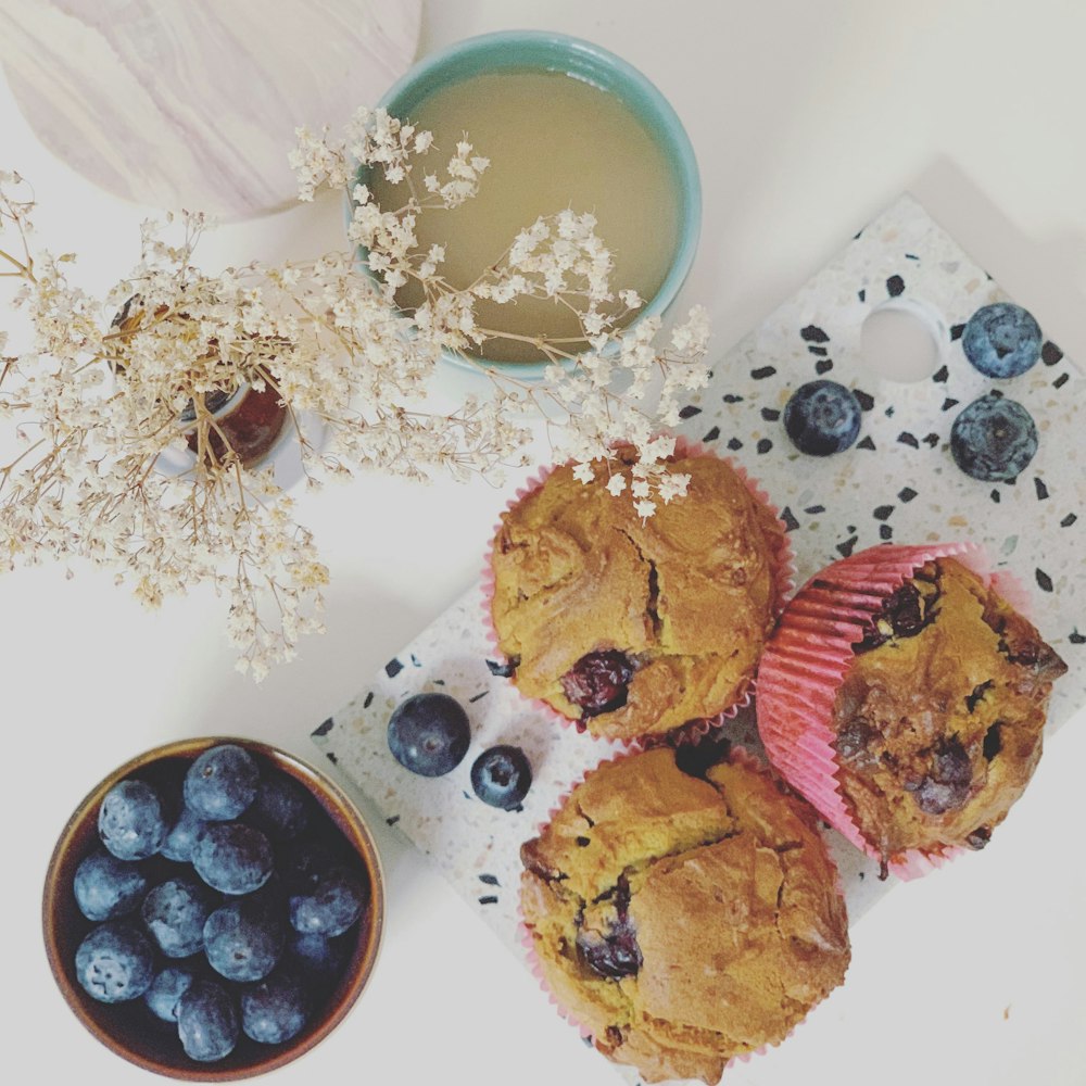 cookies and cookies on white table