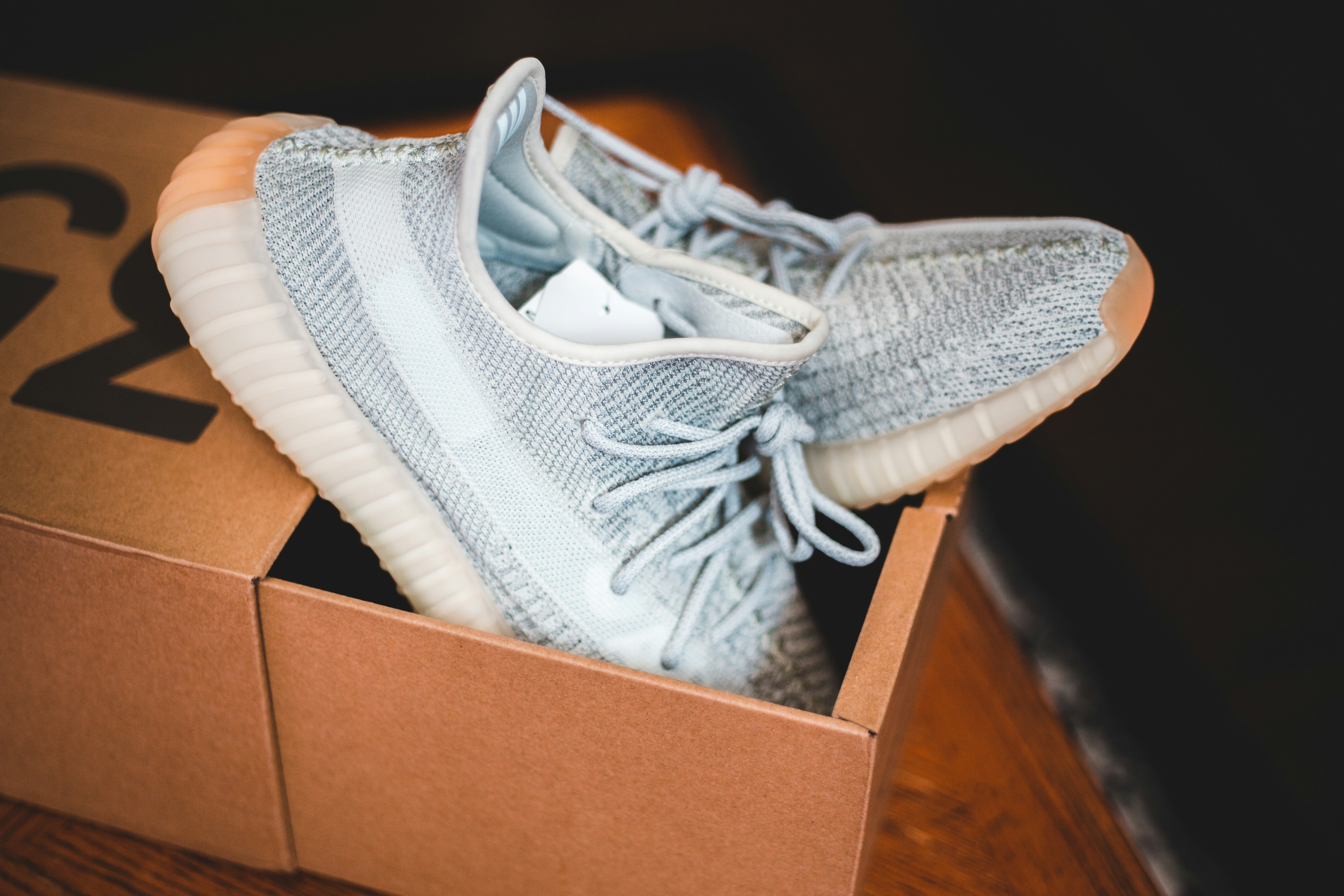 white nike athletic shoes