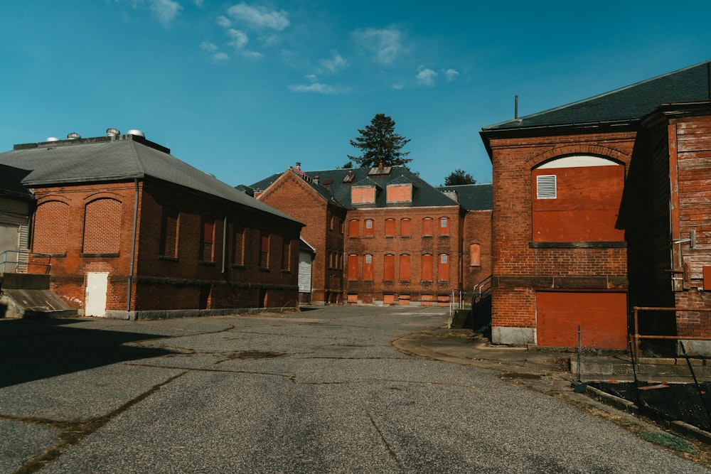 brown brick building under blue sky during daytime