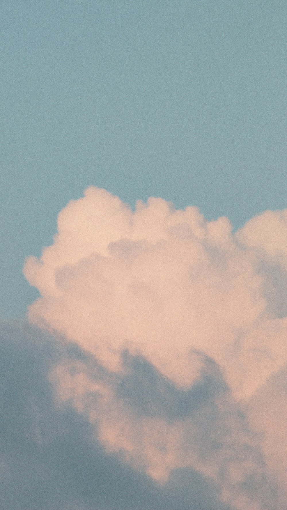 white clouds on blue sky