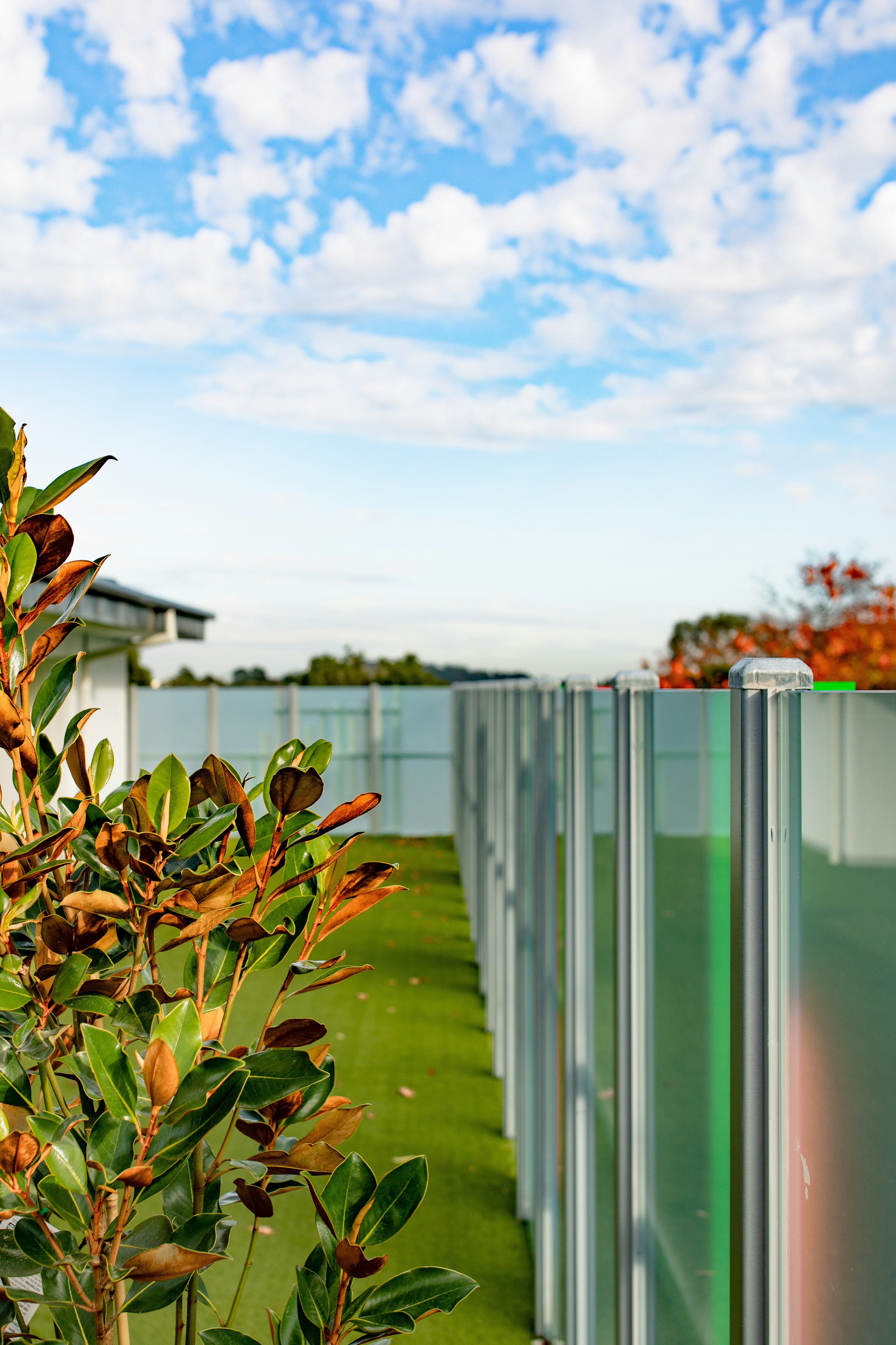 modern aluminium fence