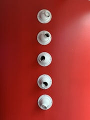 Close-up of lighting fixtures integrated into a prefabricated fire protection setup.