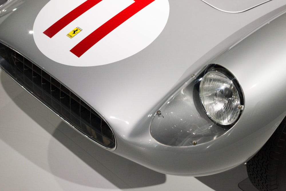 white porsche 911 on white table