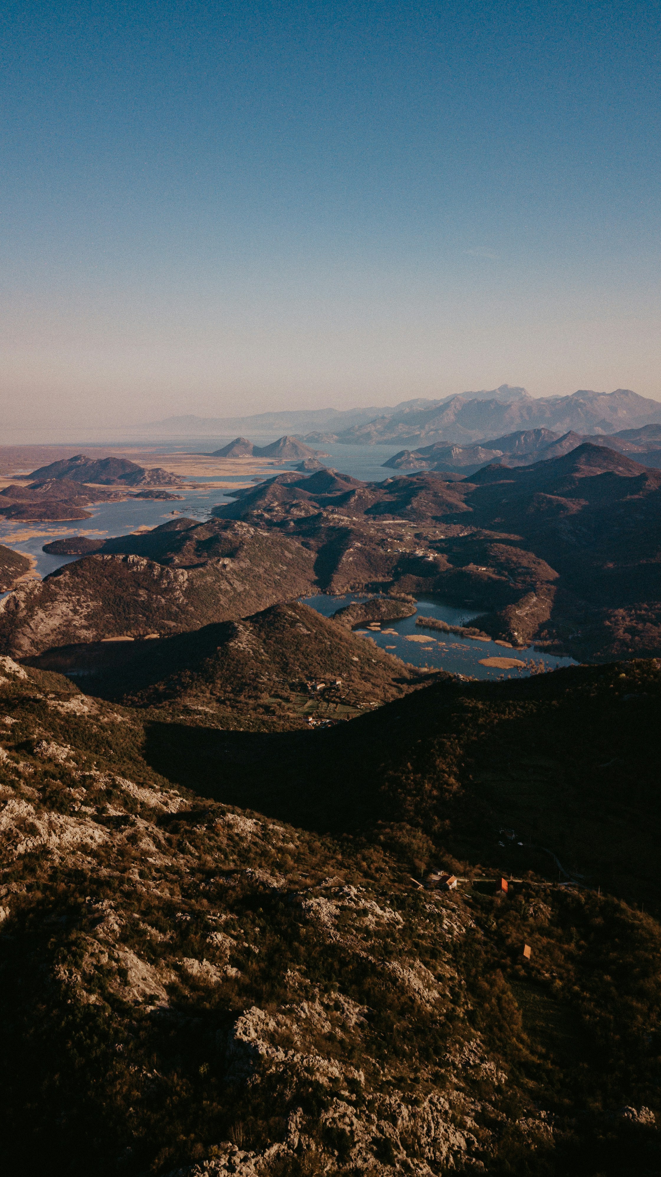 aerial view of mountains during daytime